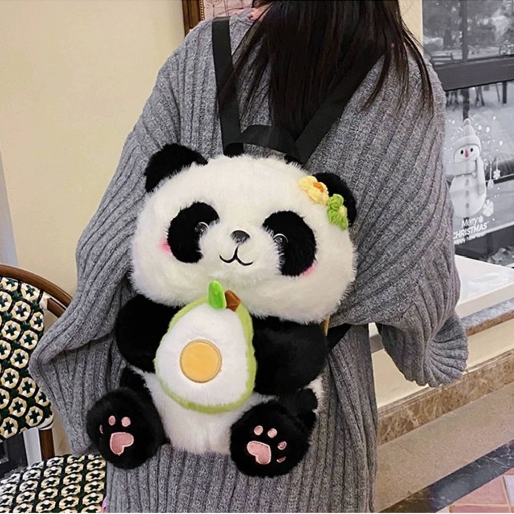 Tas Ransel Boneka Panda Fruit Tas Boneka Bagpack
