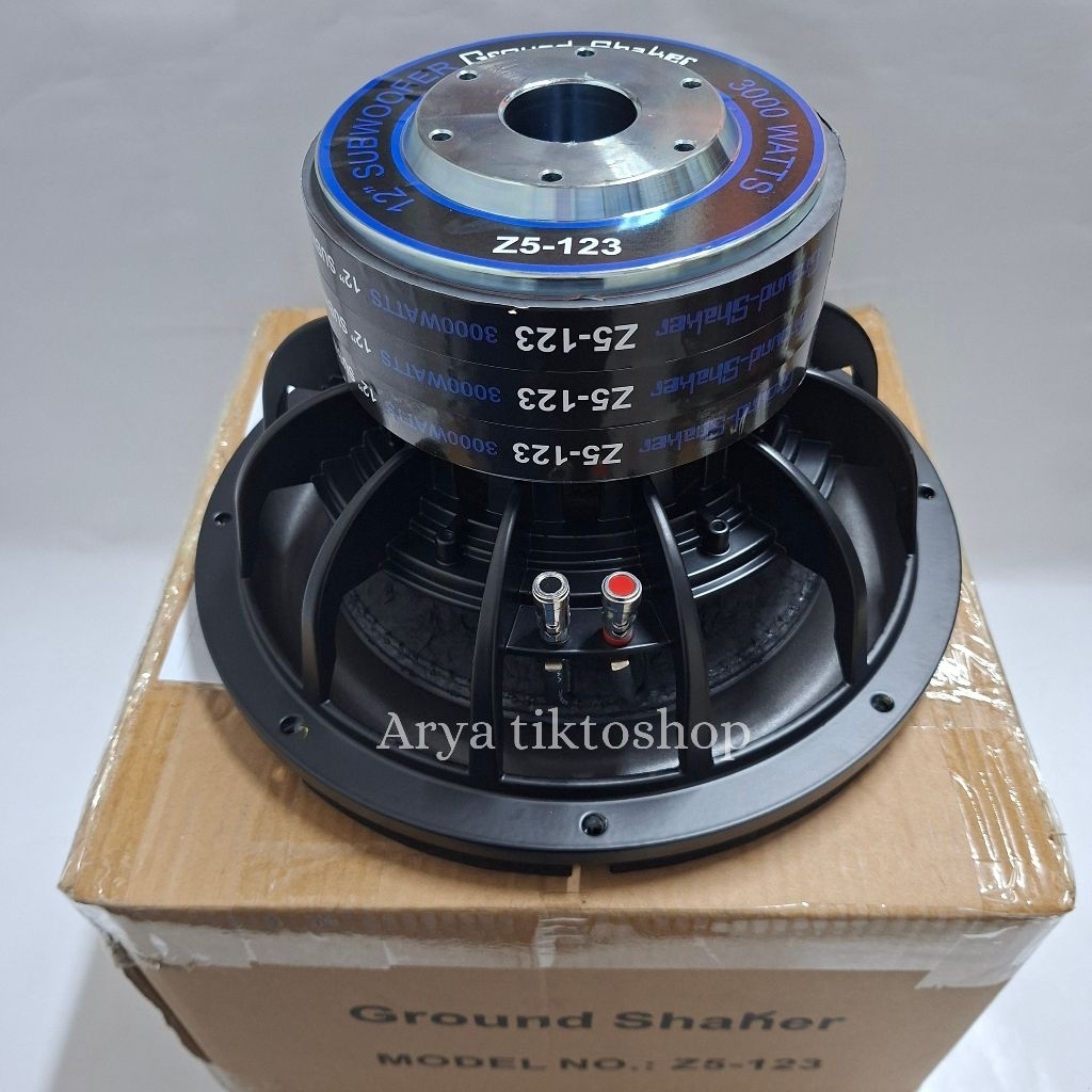 Subwoofer Groundsheker 12 " Triple 3 Magnet Subwoofer Triple Magnet GROUND SHAKER Z5 123