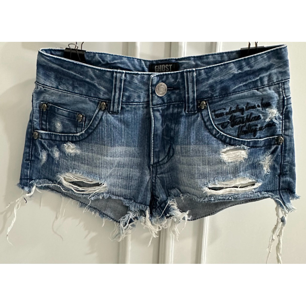 Ghost Of Harlem Hot Pants Denim