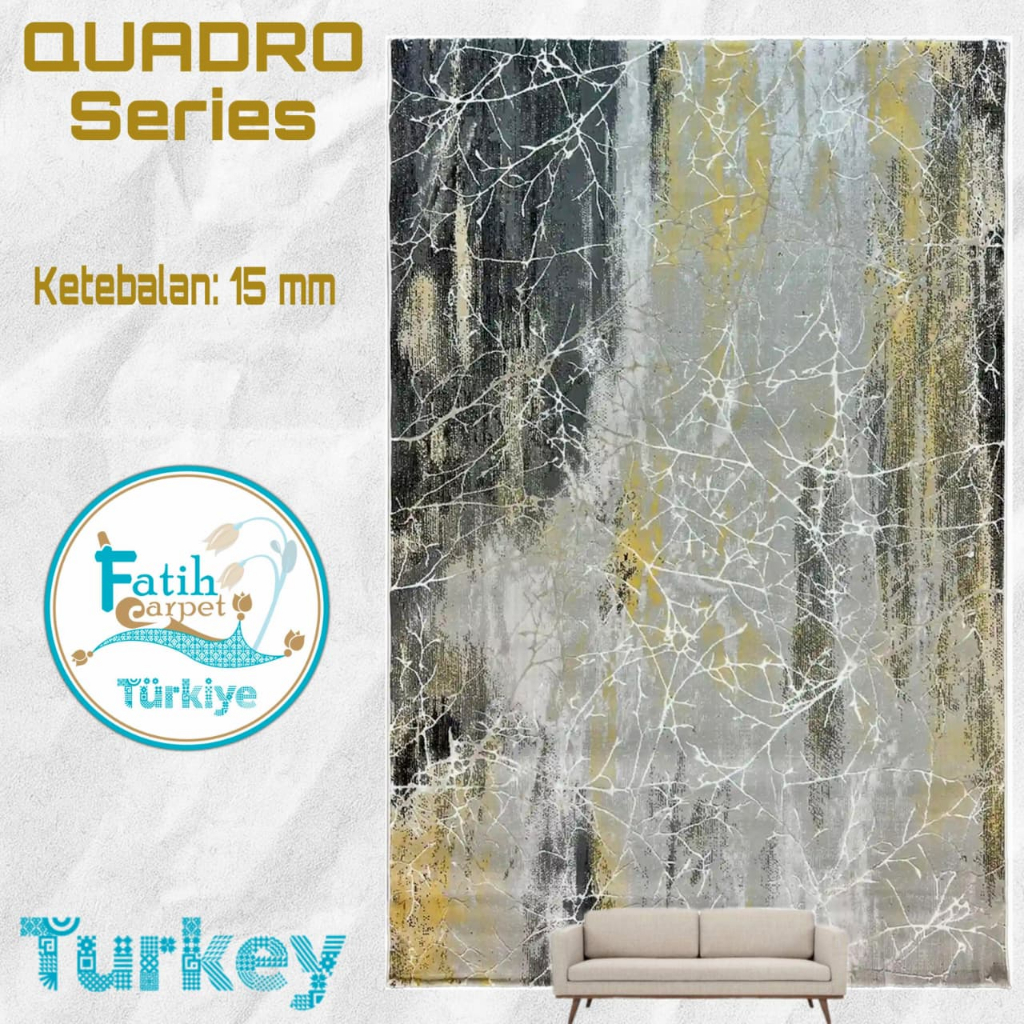 Karpet Minimalis Quadro Import Turki - Q2