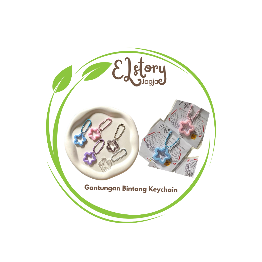 Gantungan Bintang Keychain Star Sovenir Pernikahan Gantungan Bintang Tas Souvenir Gantungan tas Bint