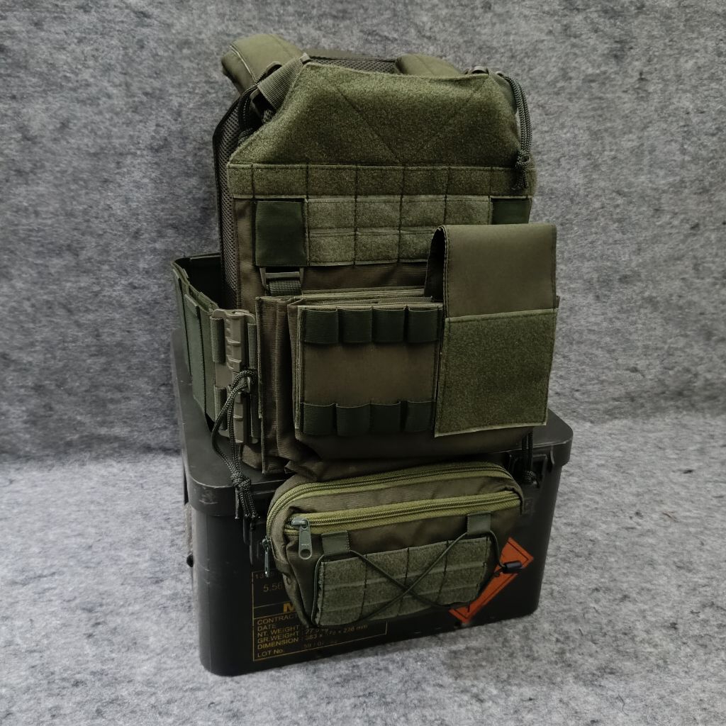 Body Vest Black Warrior GEN 2 Hijau / Body Vest Tactical / Body Vest