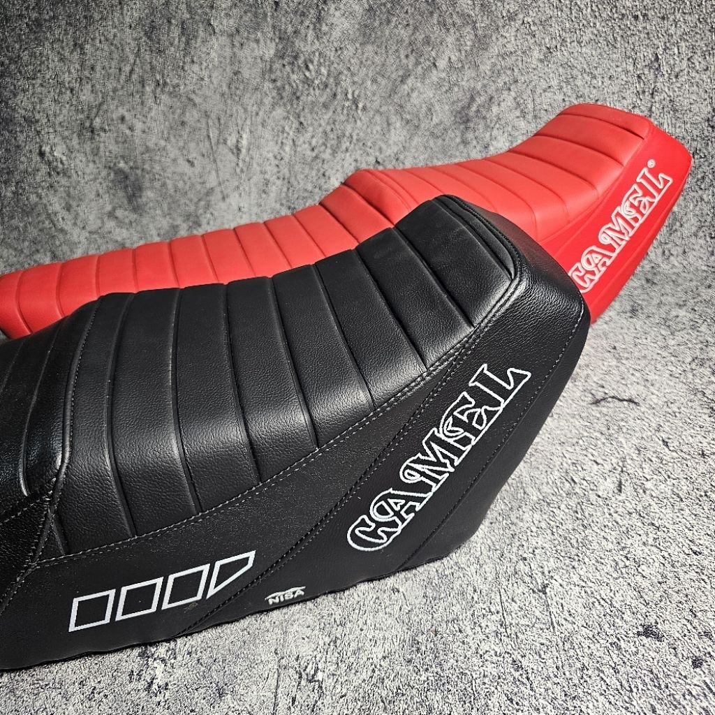 JOK YANKEE CAMEL VESPA PX EXCLUSIVE SUPER SPRINT MODEL CAMEL NISA MIRIP ORIGINAL DETAIL JOK PANJANG 