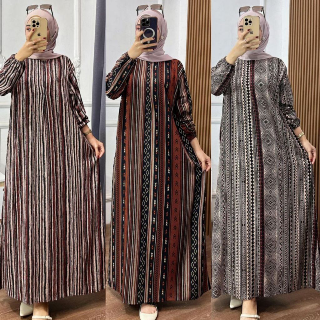 GAMIS ANITA RAYON PREMIUM BUSUI - GAMIS LD 120 PANJANG 135 - GAMIS DRES LENGAN PANJANG RAYON PREMIUM