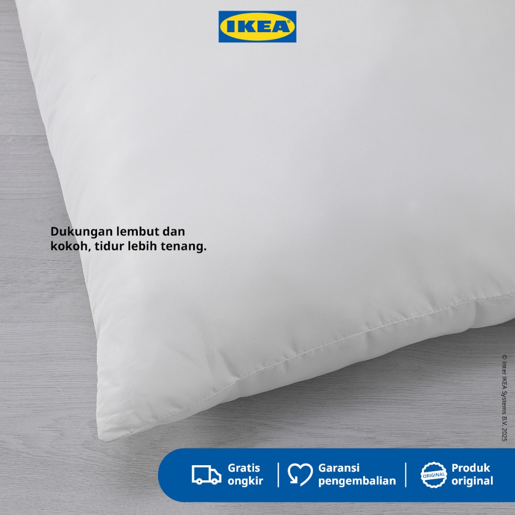 IKEA TREVNAD Bantal Putih 50x80cm