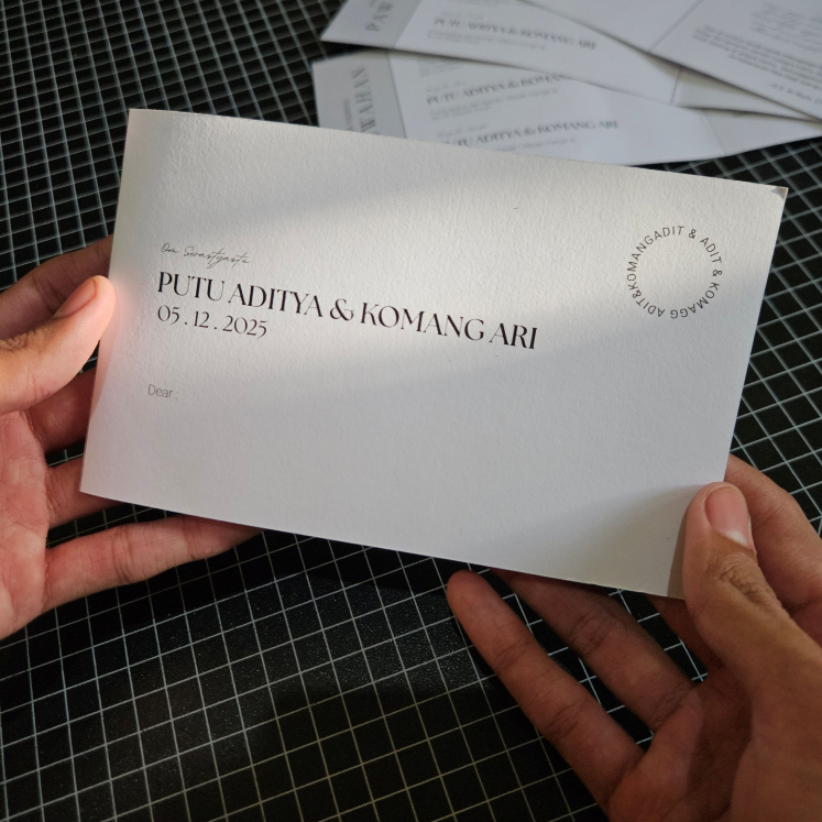 Undangan Pernikahan Premium Minimalis, Undangan Cetak Premium