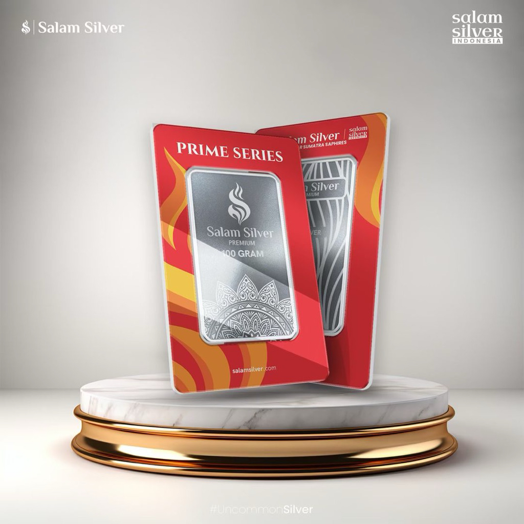 SALAM SILVER PRIME SERIES 50-100gram/SALAM PERAK PRIME SERIES 50-100gram/LOGAM MULIA PERAK/LOGAM MUL