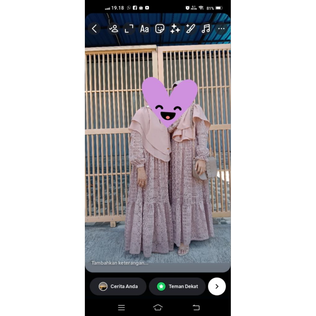 preloved dress brukat dari produk Asyalia