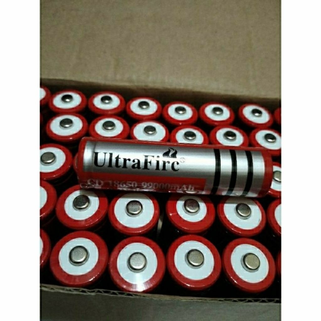 Baterai Ultrafire 18650 99000MAh harga per 1 pics - Ultrafire 99000
