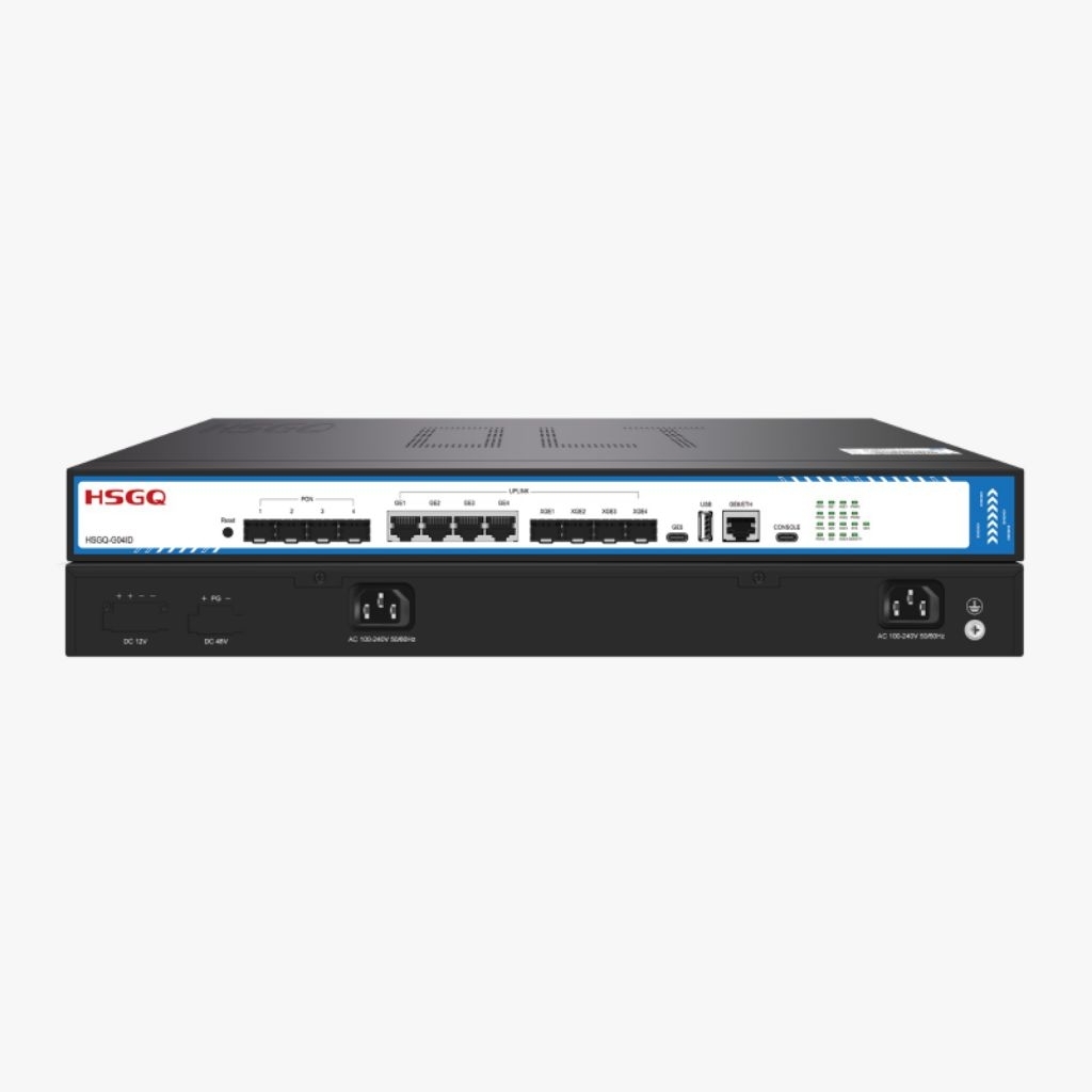 New OLT GPON HSGQ 4 PON Type G004ID Uplink 10G