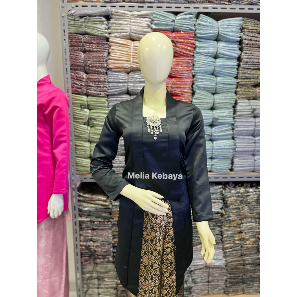 Setelan Kebaya Tafeta Kutubaru Tunik / Kebaya Kutubaru Panjang Jumbo / Kebaya Kondangan