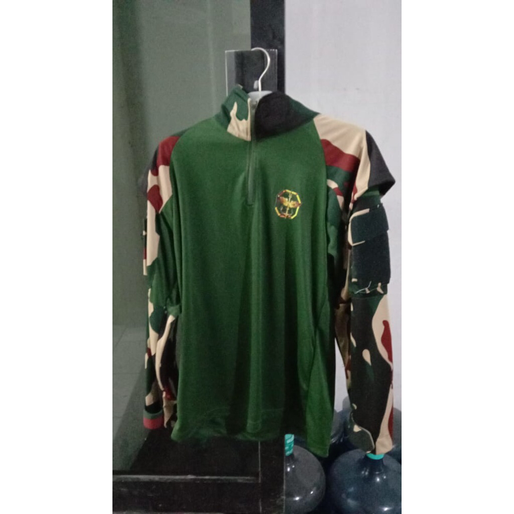 kaos BDU loreng lengan panjang / kaos pria panjang / bdu dryfit