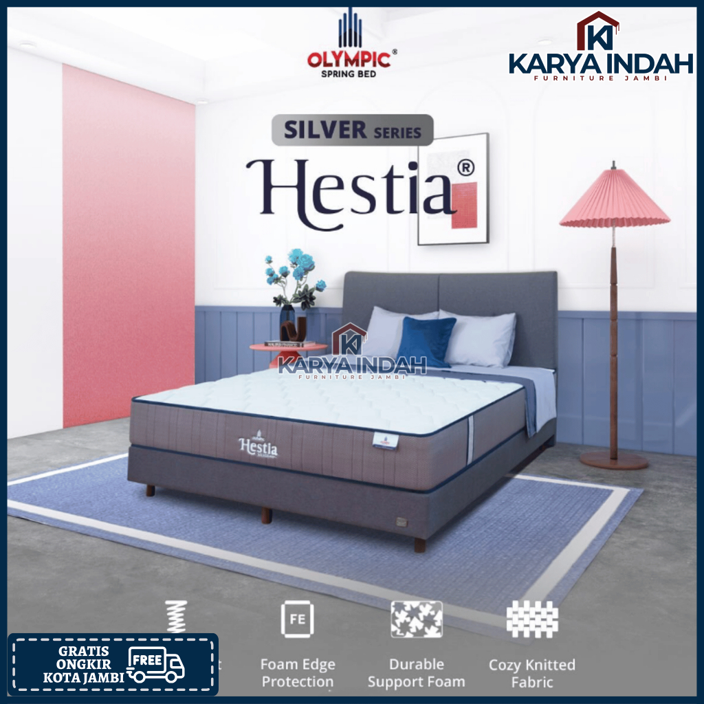 Springbed OLYMPIC HESTIA STANDARD Kasur Matrass Silver Series Olympic