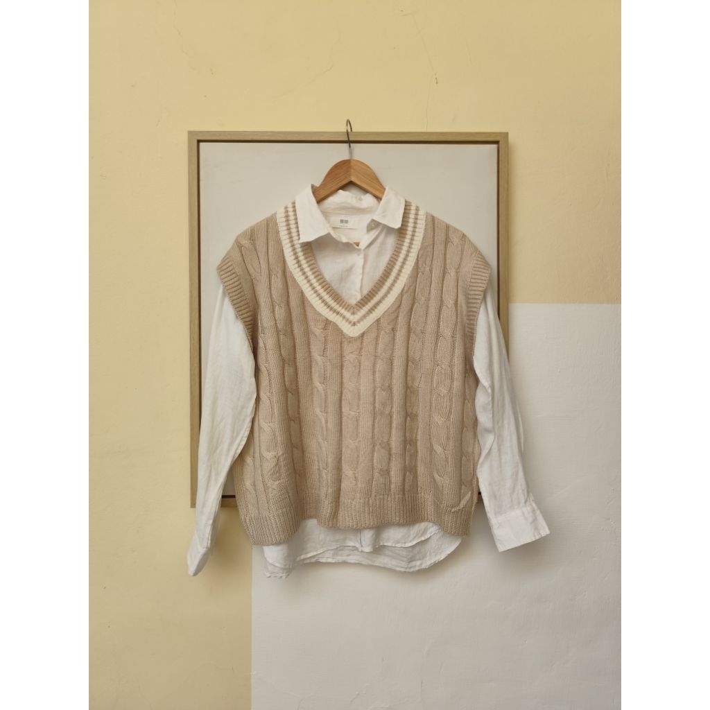 Kombinasi Kemeja Uni Vest Colza