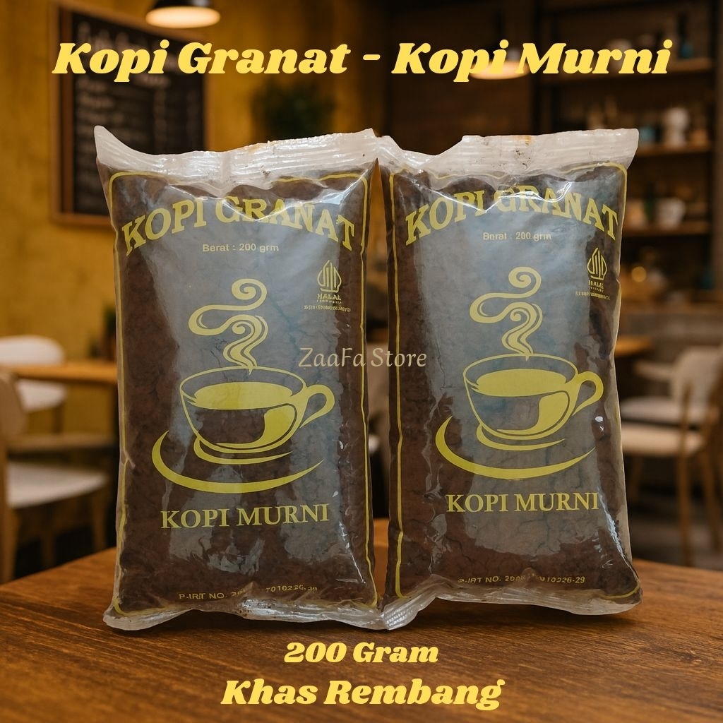 KOPI GRANAT | Kopi Khas Rembang | Kopi Lelet Khas Sarang Rembang 200 Gram