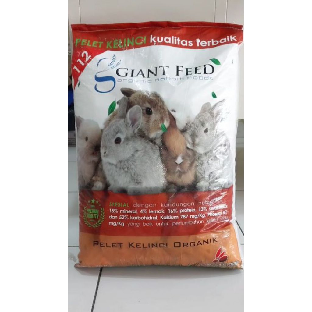 giant feed pelet kelinci pakan kelinci termurah 1 kg