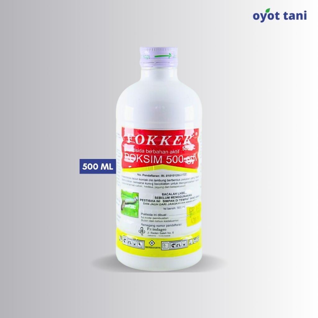 Fokker 500EC 500 ml (Original) | Insektisida Racun Kontak & Lambung Bahan Aktif Poksim 500 g/L | Oba