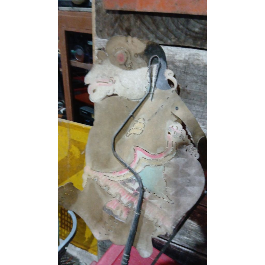 Wayang kulit 75k jadul antik kuno lawas vintage display