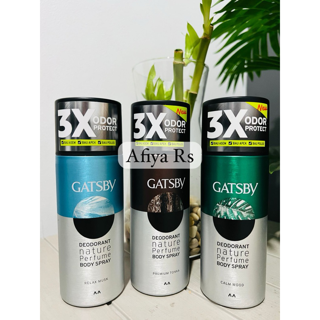 Gatsby Deodorant Nuture Parfume Body Spray 150ml Parfume Pria