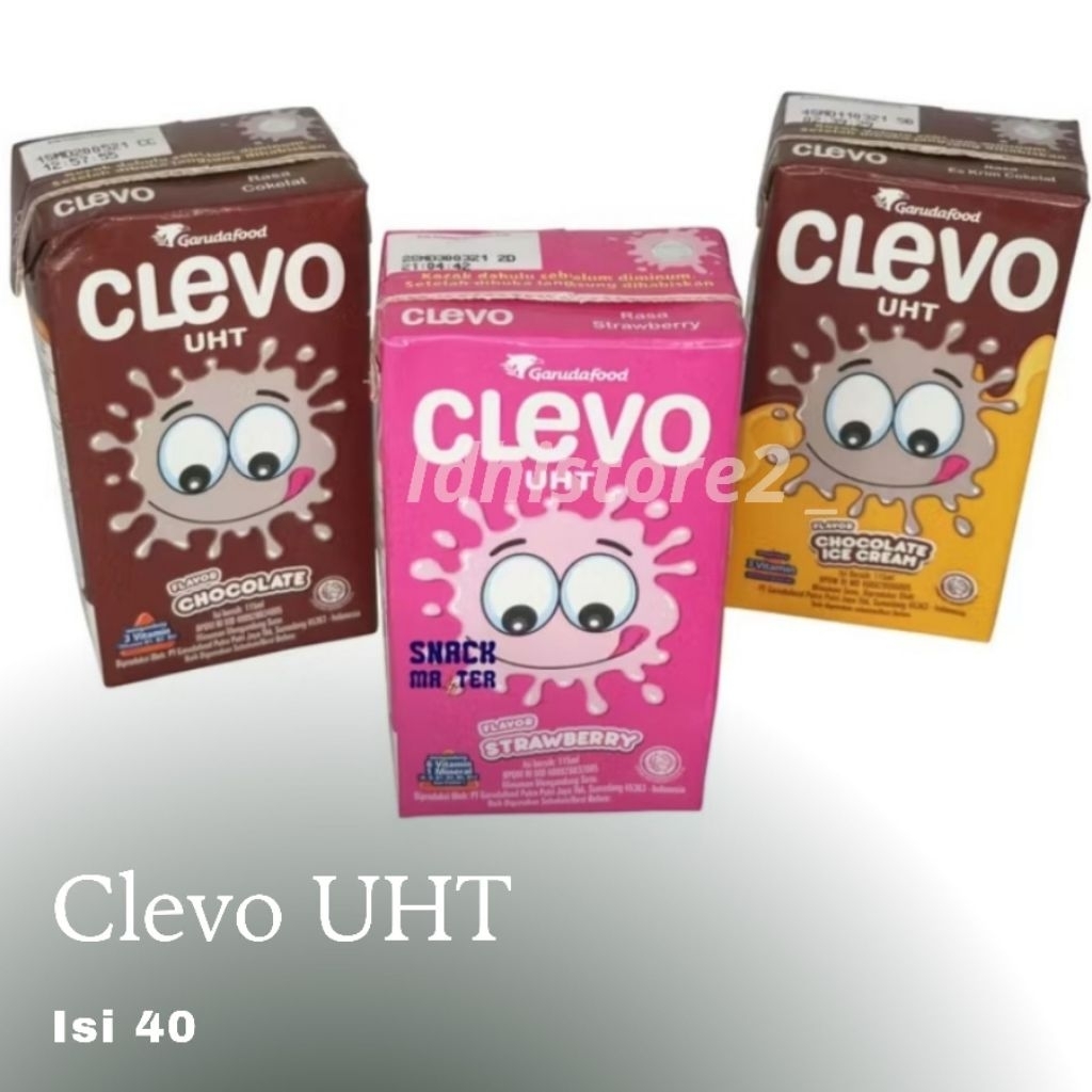 Susu UHT Clevo Dus isi 40Pcs
