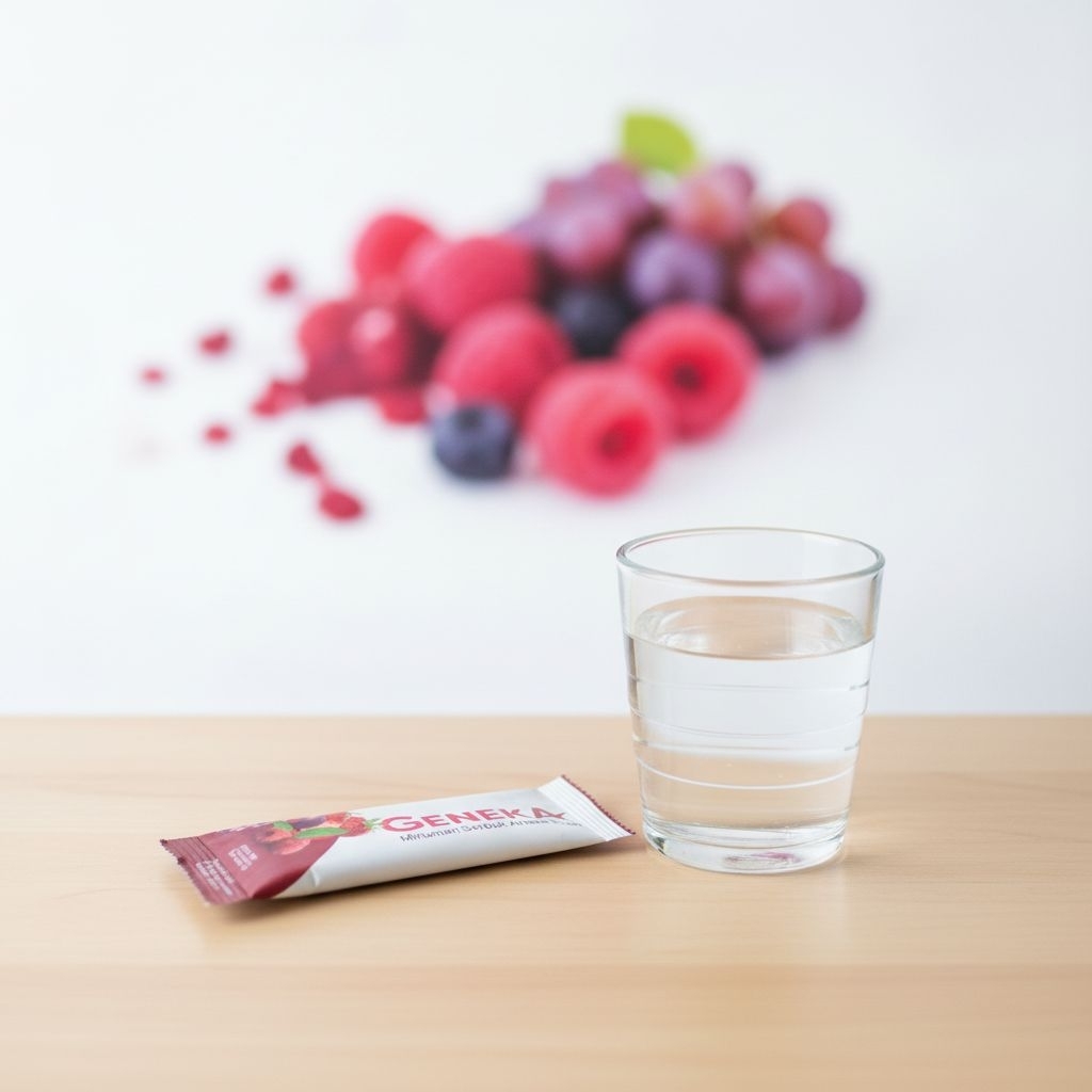 Geneka Minuman serbuk Kolagen Rasa Aneka buah 1 Sachet
