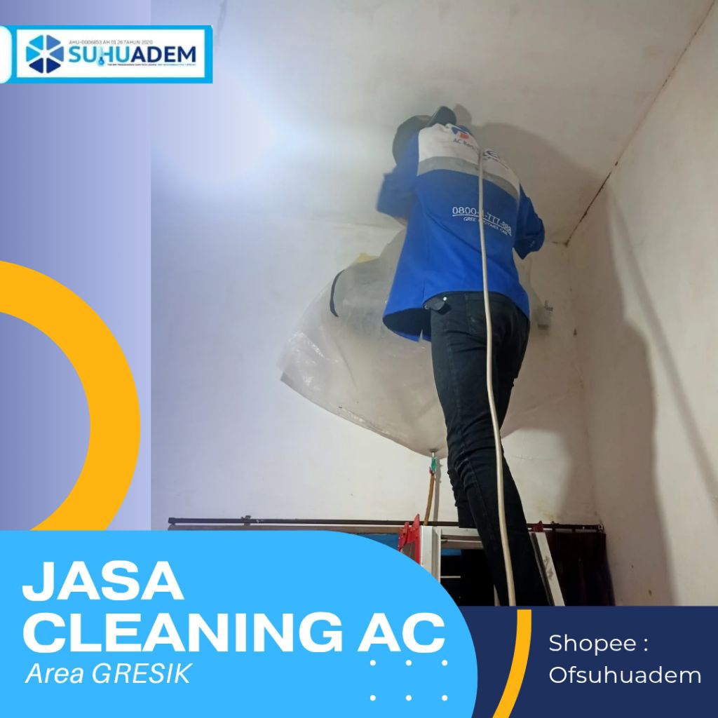 CUCI AC (Cleaning Indoor dan Outdoor) Untuk AC 1/2-1 PK