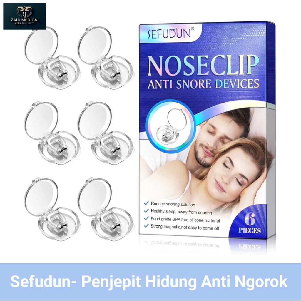 Sefudun Noseclip Penjepit Hidung Anti Ngorok 6pcs