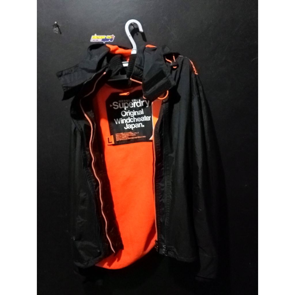 Jaket outdoor SUPERDRY japan authentic triple zipp