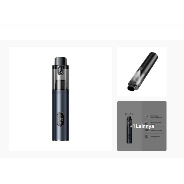 klaz Vacuum Cleaner Blower Cordless Hitam