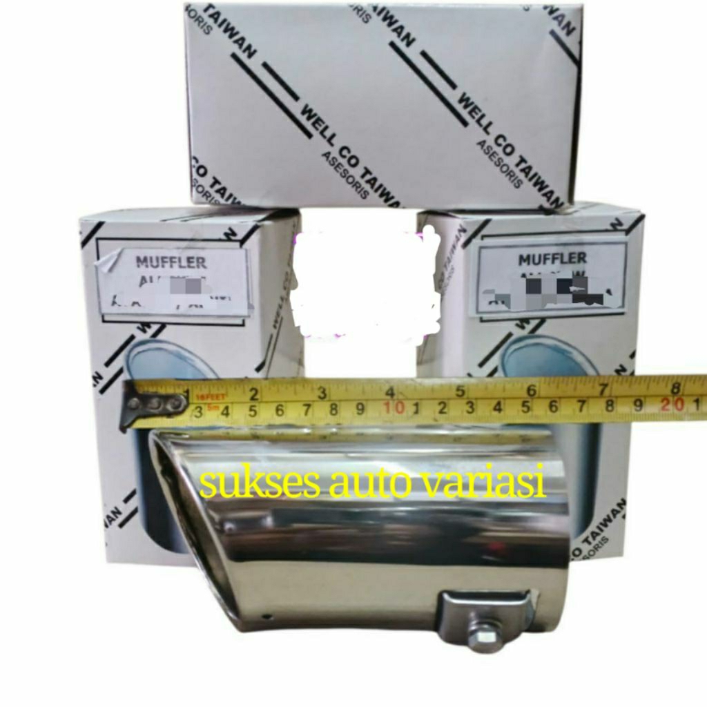 MUFFLER/BUNTUT KNALPOT STAINLESS MOBIL MITSUBISHI XPANDER/XPANDER CROSS 2017-2025