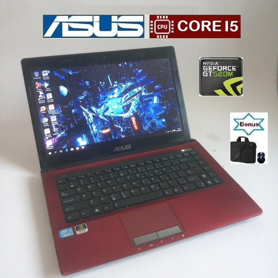 laptop asus core i5 ram 4gb hardisk 500gb