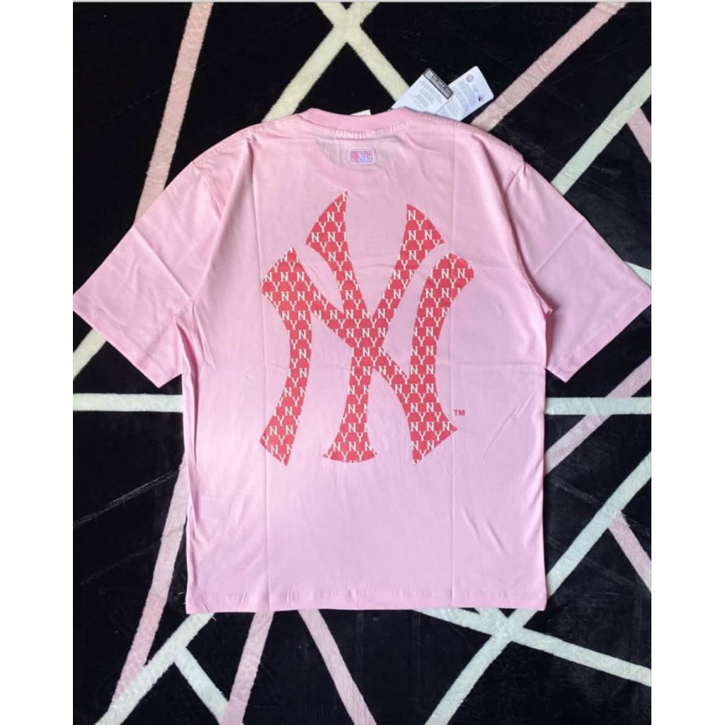 kaos mlb pink