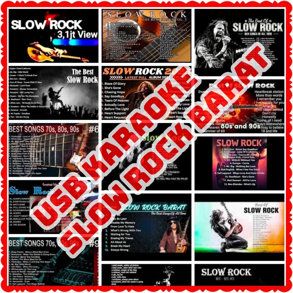 FLASHDISK LAGU SLOW ROCK BARAT-FLASHDISK ISI LAGU SLOW ROCK-FLASDISH FULL LAGU MP3 SLOW ROCK