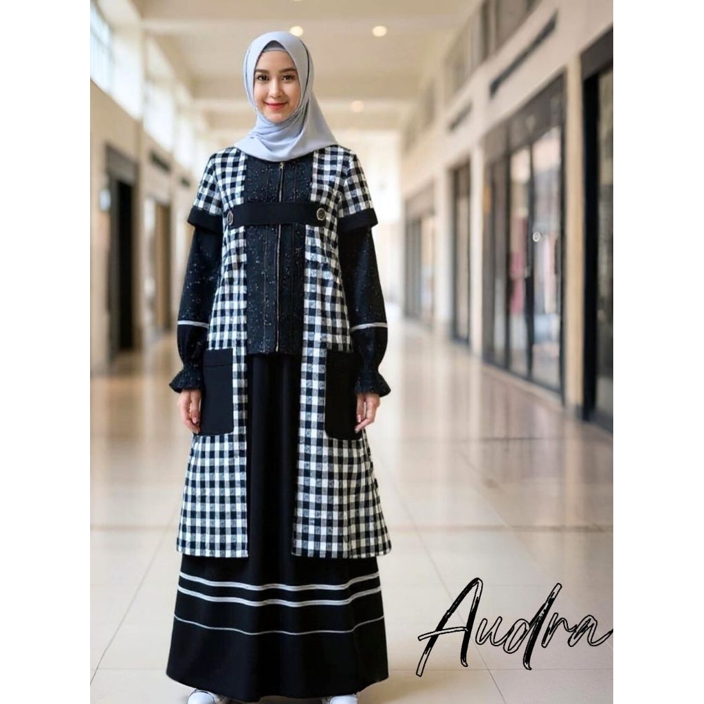 set rok blouse outer audra by simply by laisa