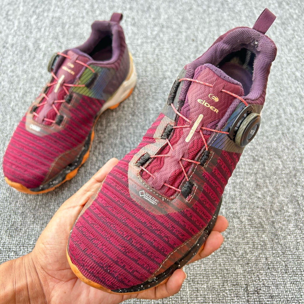 Sepatu Hiking EIDER Gore-Tex Size 40 Panjang Insole 25 cm