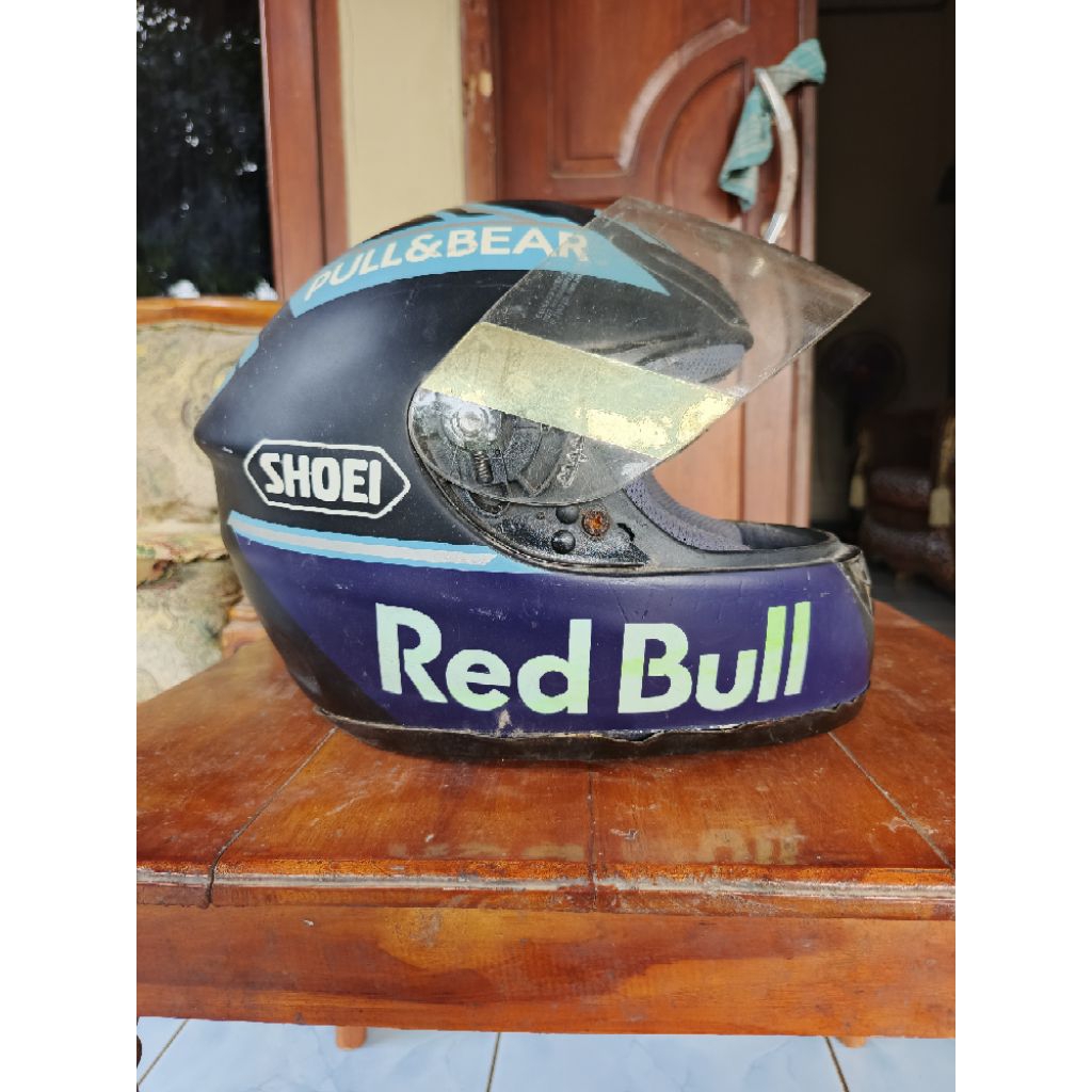 Helm lokal second bekas airbrush