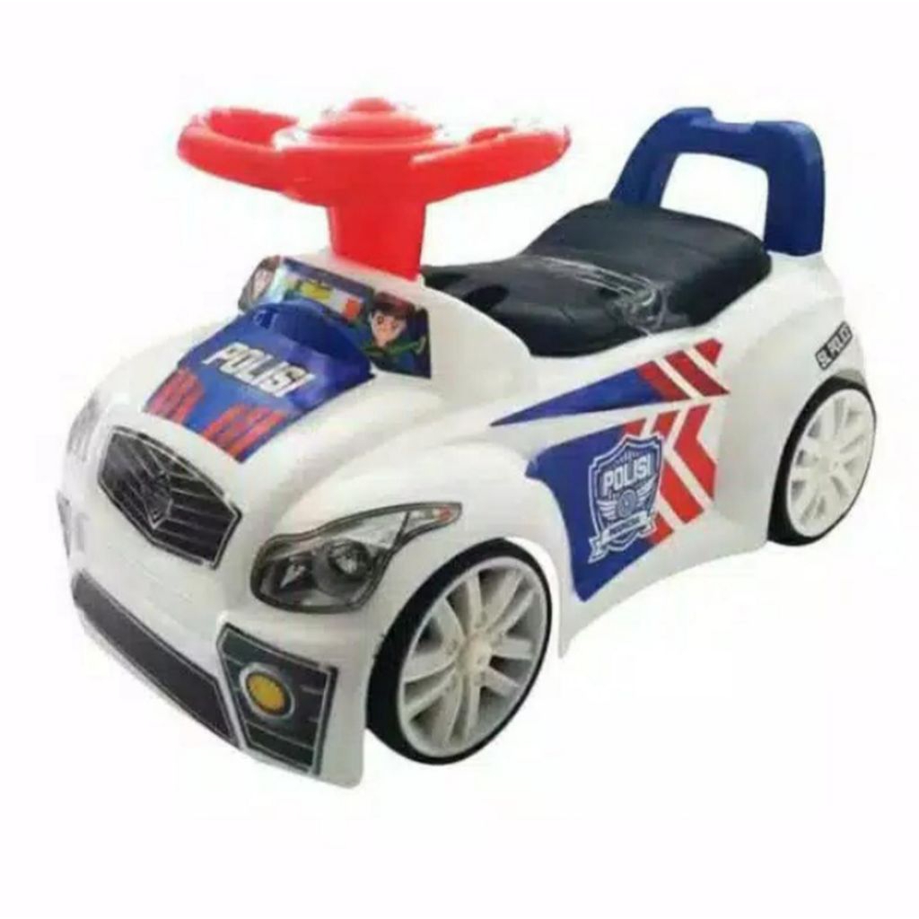mainan anak mobil dorong SL polisi bisa dinaiki