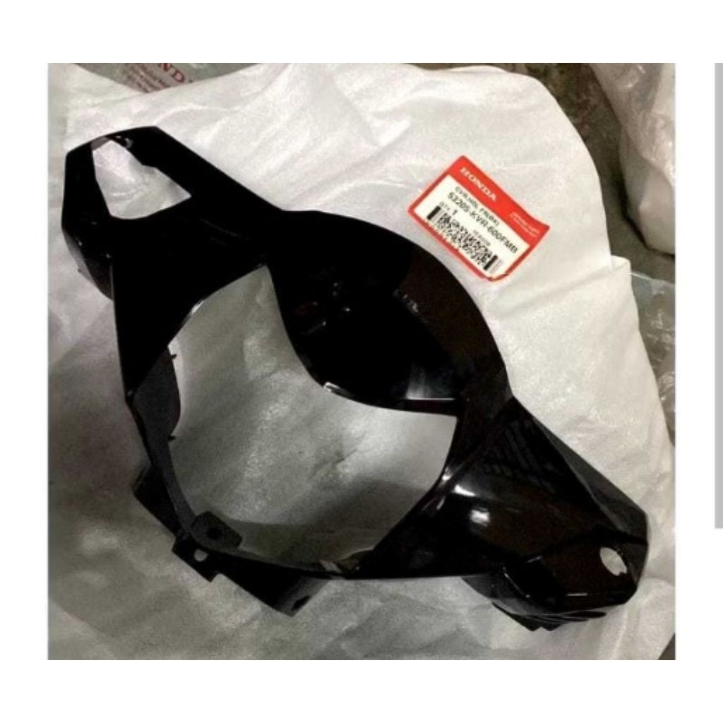 cover batok depan honda revo jarum revo100 revo 100 kvr warna hitam original ahm honda 53205-KVR-600