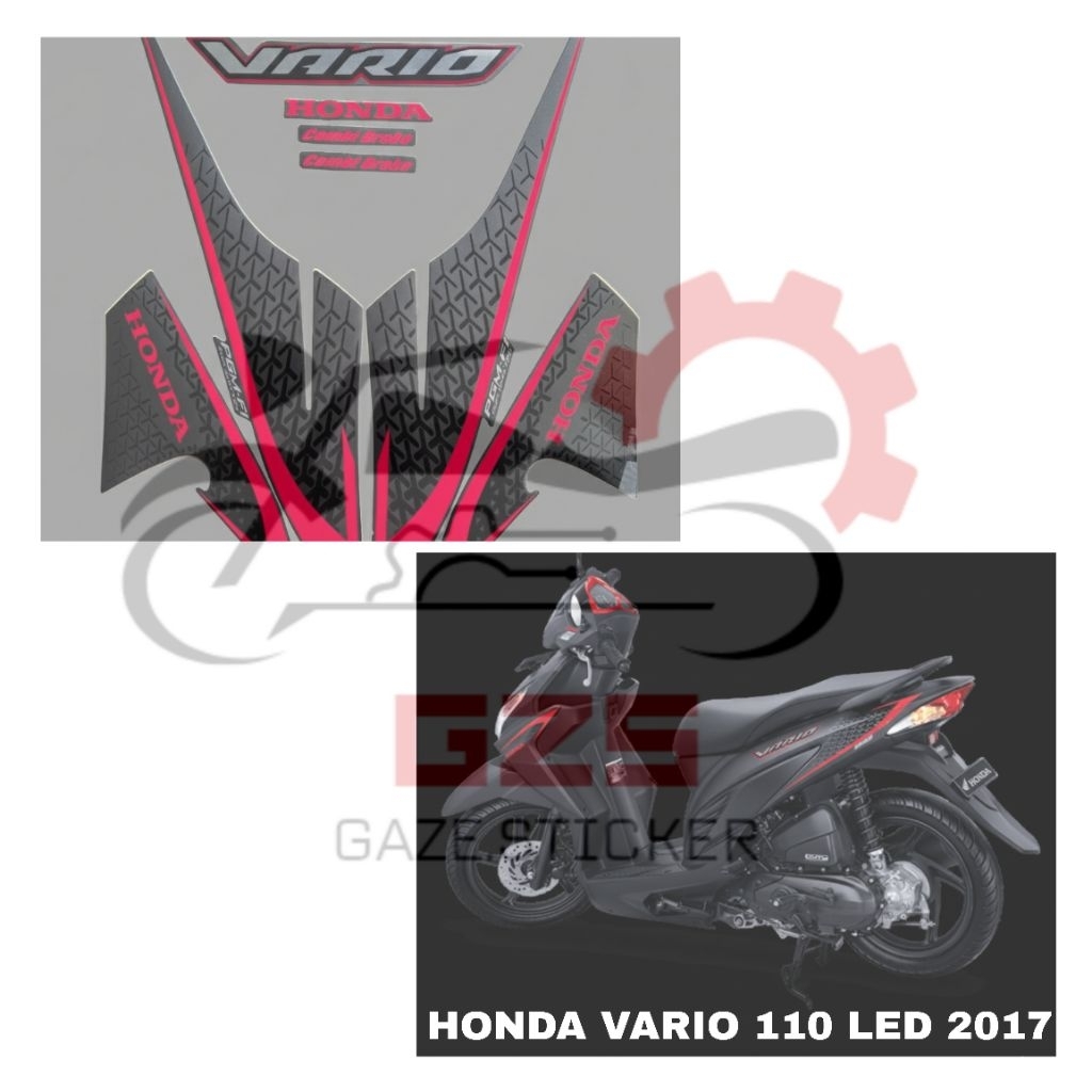 STICKER STRIPING MOTOR HONDA VARIO 110 LED 2017