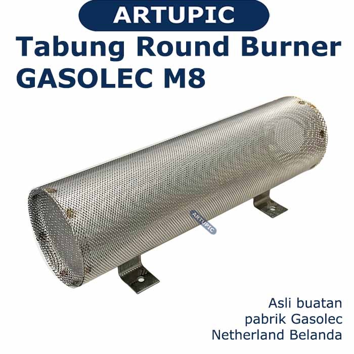 Tabung Round Burner Gasolec M8 Pembakar Pemanas Kandang