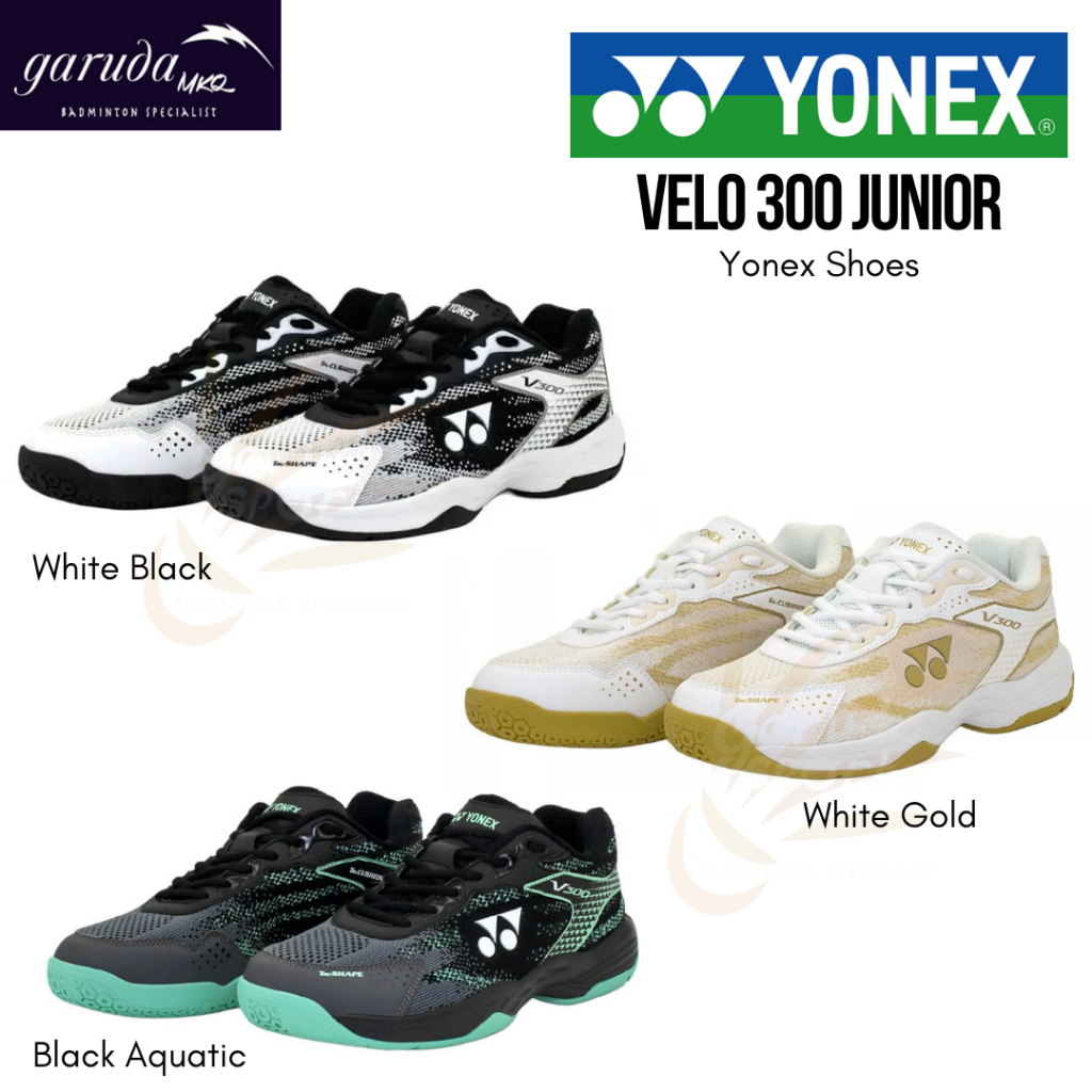 Sepatu Badminton Anak Yonex Velo 300 JUNIOR / Yonex Velo300JR / Yonex V300 JR