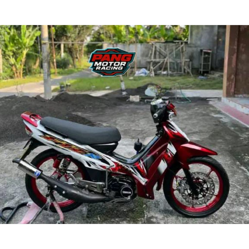 Body Set Fiz r Merah Maron Kombinasi Putih 2005 Fulset Body Halus Fiz r Merah Putih 2005