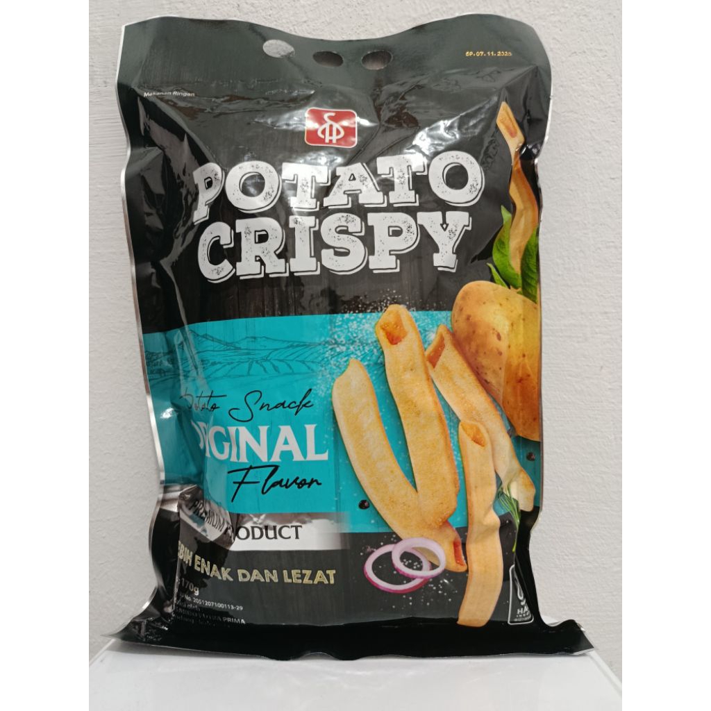 (Ready Medan) Potato crispy rasa original 170 gram/ renyah PREMIUM/ Kerupuk kentang