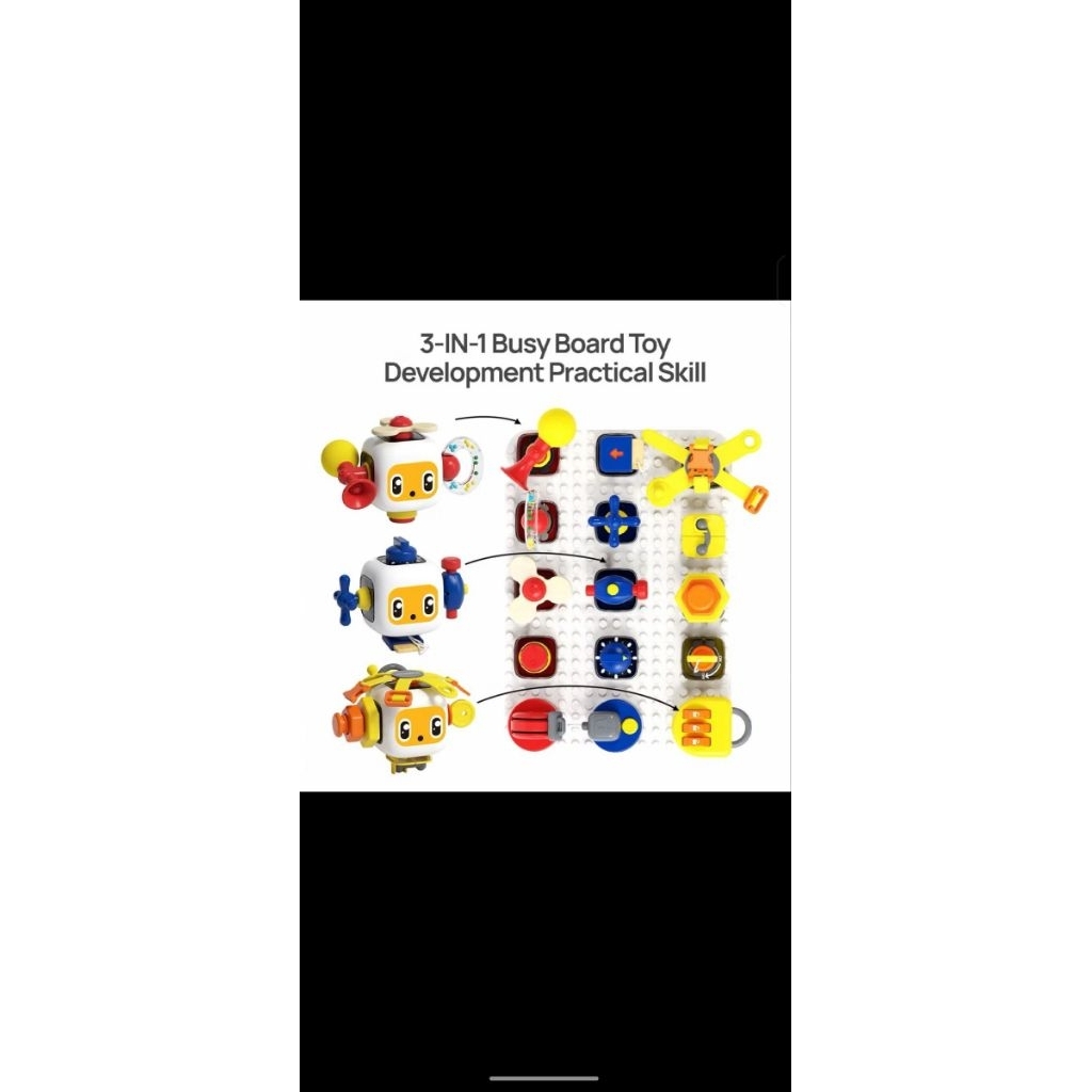 Toys Kingdom Top Bright set busy board deluxe 121062 Toys, Toys with kerajinan anak edukasi anak BNI