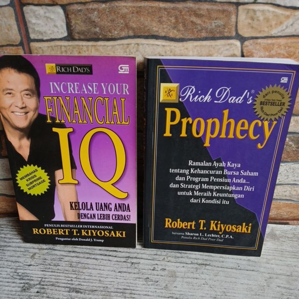 buku robert t.kiyosaki (4 pcs)