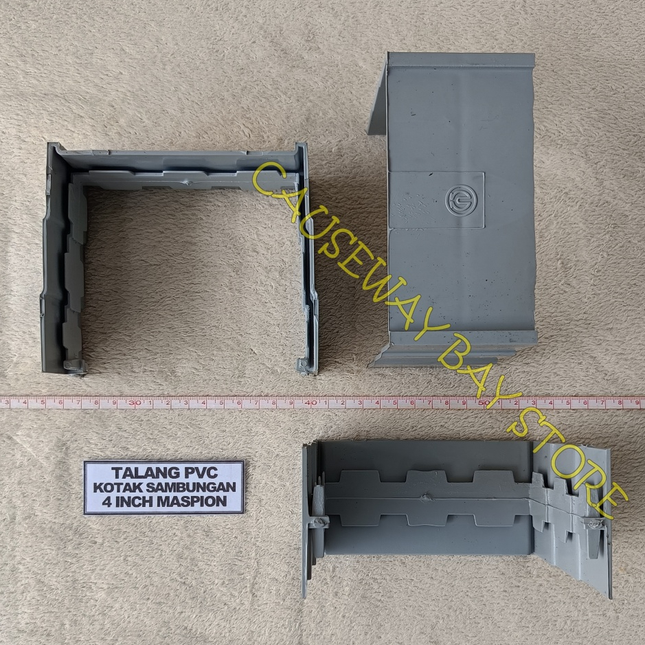 SAMBUNGAN  TALANG AIR PVC KOTAK 4 INCH MASPION