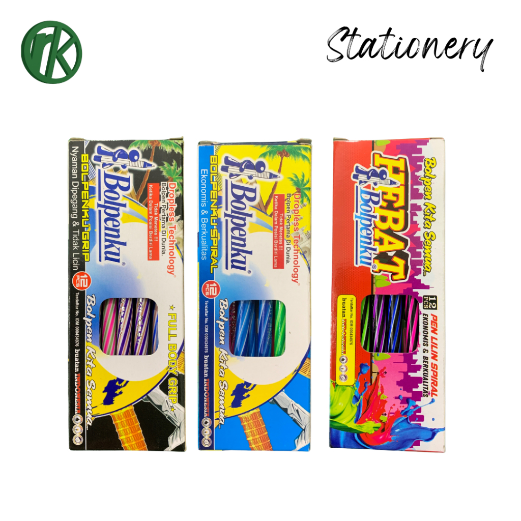 BOLPENKU SPIRAL , GRIP, HEBAT - BOLPENKU GRIP , pcs