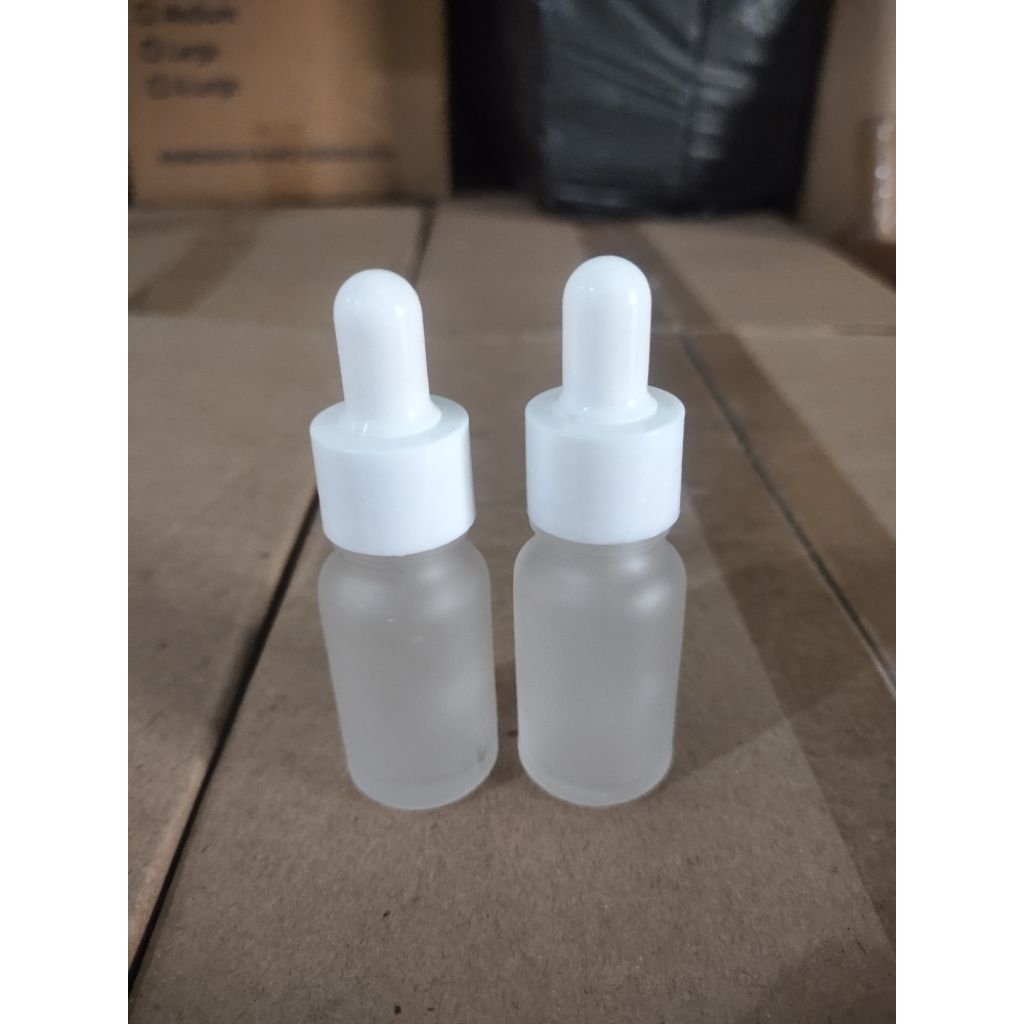 Botol Pipet kaca 10ml Frosted / Botol serum 10ml