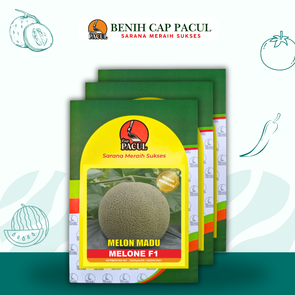 Benih Melon Melone F1 Cap Pacul (ex Kujang)