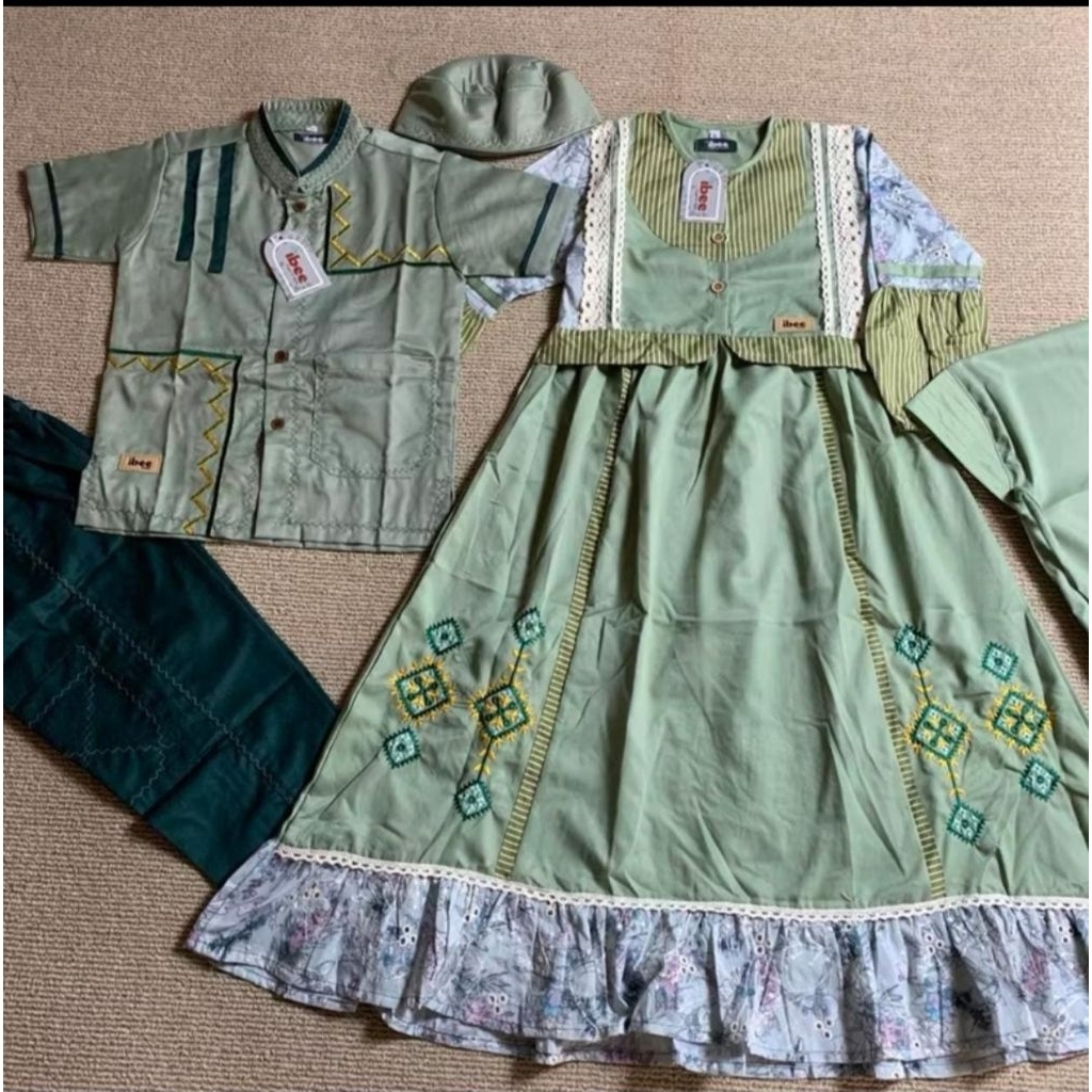 gamis anak 2- 12 tahun